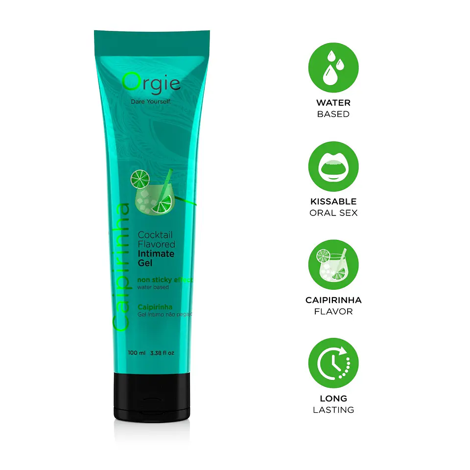 Lubrificante Lube Tube Cocktail Caipirinha 100ml Orgie 1