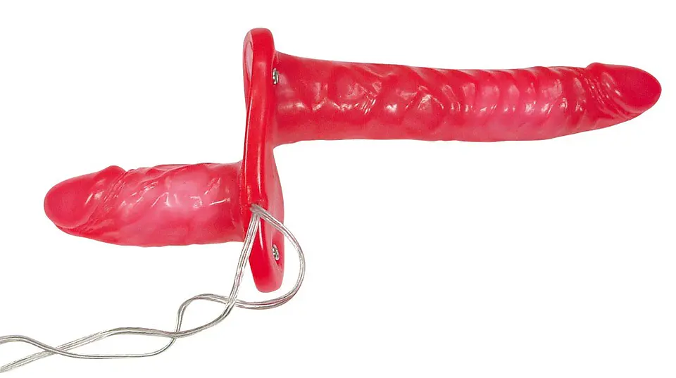 Strap-On Duplo com Vibração Bad Kitty 4