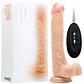 Vibrador Realístico com Testículos Realrock 10” Branco - Thumbnail 2