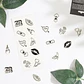 Conjunto de 10 Tatuagens Temporárias - Candy Collection Chic Tattoo Secret Play - Thumbnail 1