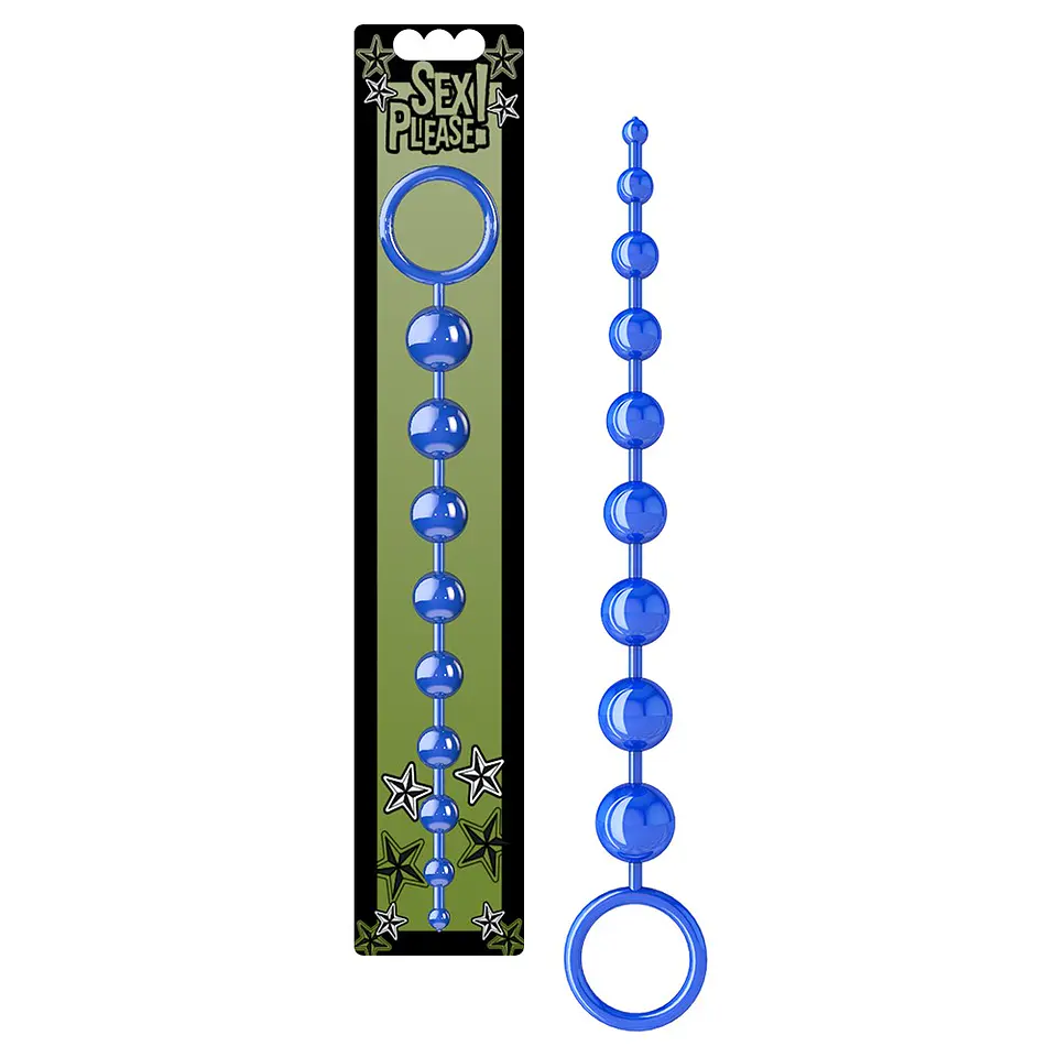 9 Pérolas Anais Sex Please! Sexy Beads Azuis 2
