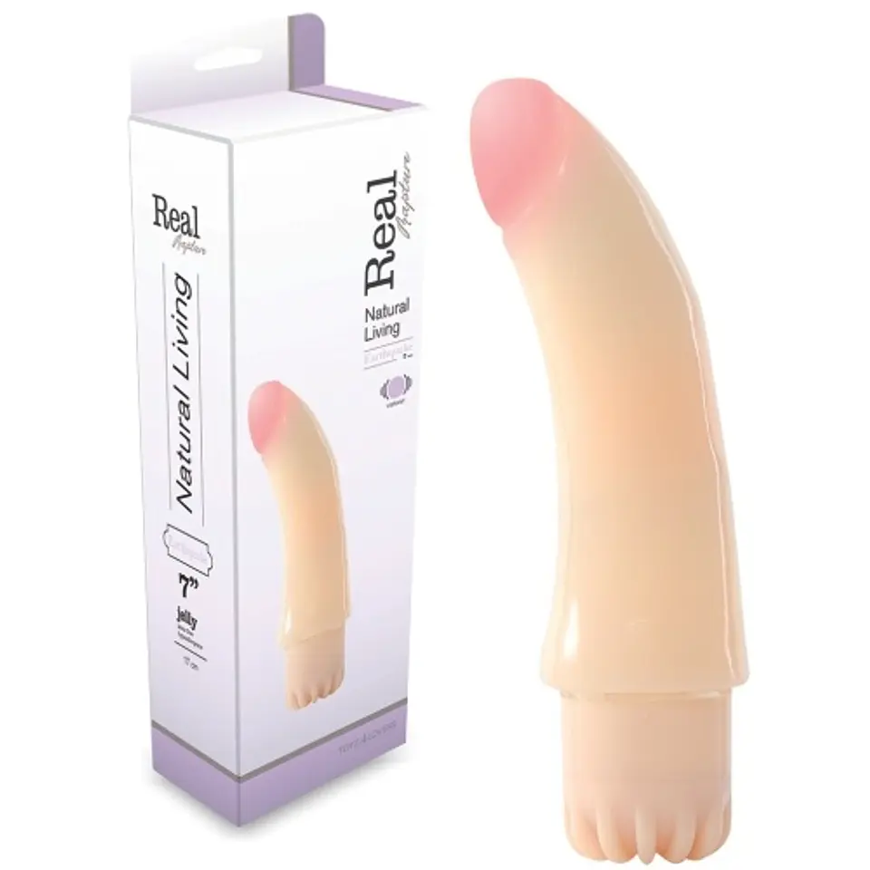 Vibrador Jelly Real Rapture Earthquake 7'' Toyz4lovers 2