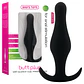 Plug Anal Butt Plug com Pega Preto Médio Shots Toys - Thumbnail 3