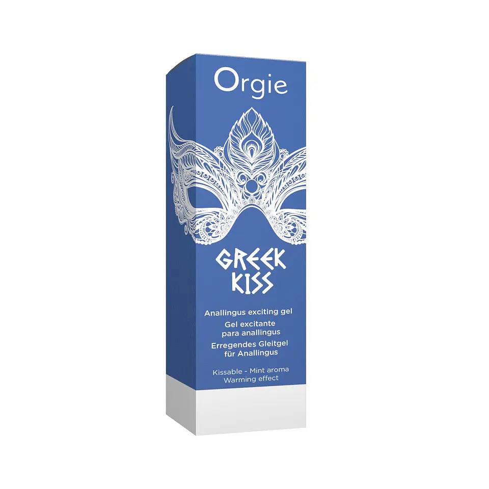 Gel de Massagem Anal com Efeito Calor Greek Kiss 50ml Orgie 3