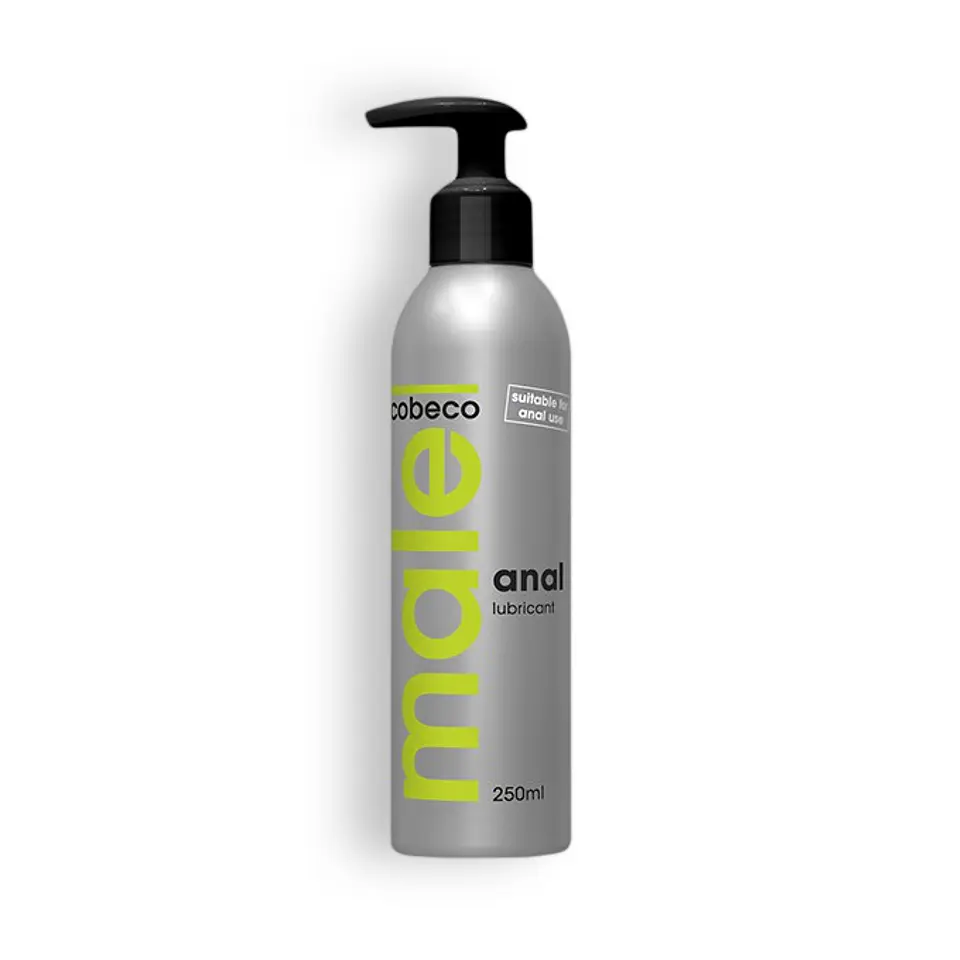 Lubrificante à Base de Água Male Anal 250ml Cobeco 1