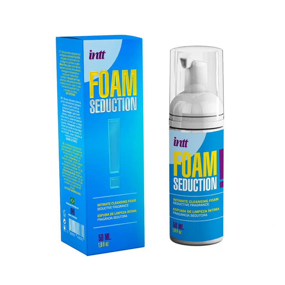 Espuma de Limpeza Íntima Foam Seduction! Intt 50ml 1