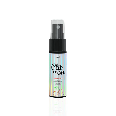 Spray Estimulante para Clitóris Clit On Me Frutos Vermelhos Intt 12ml