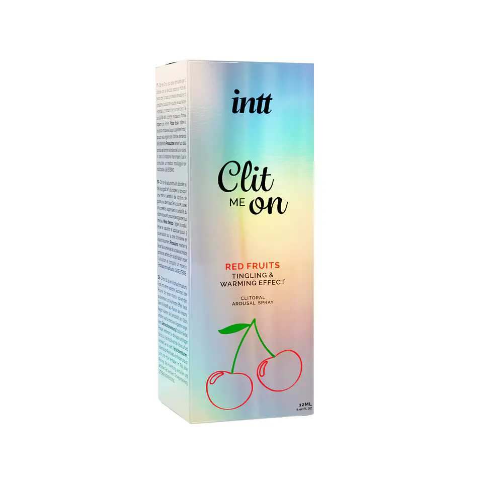 Spray Estimulante para Clitóris Clit On Me Frutos Vermelhos Intt 12ml 2