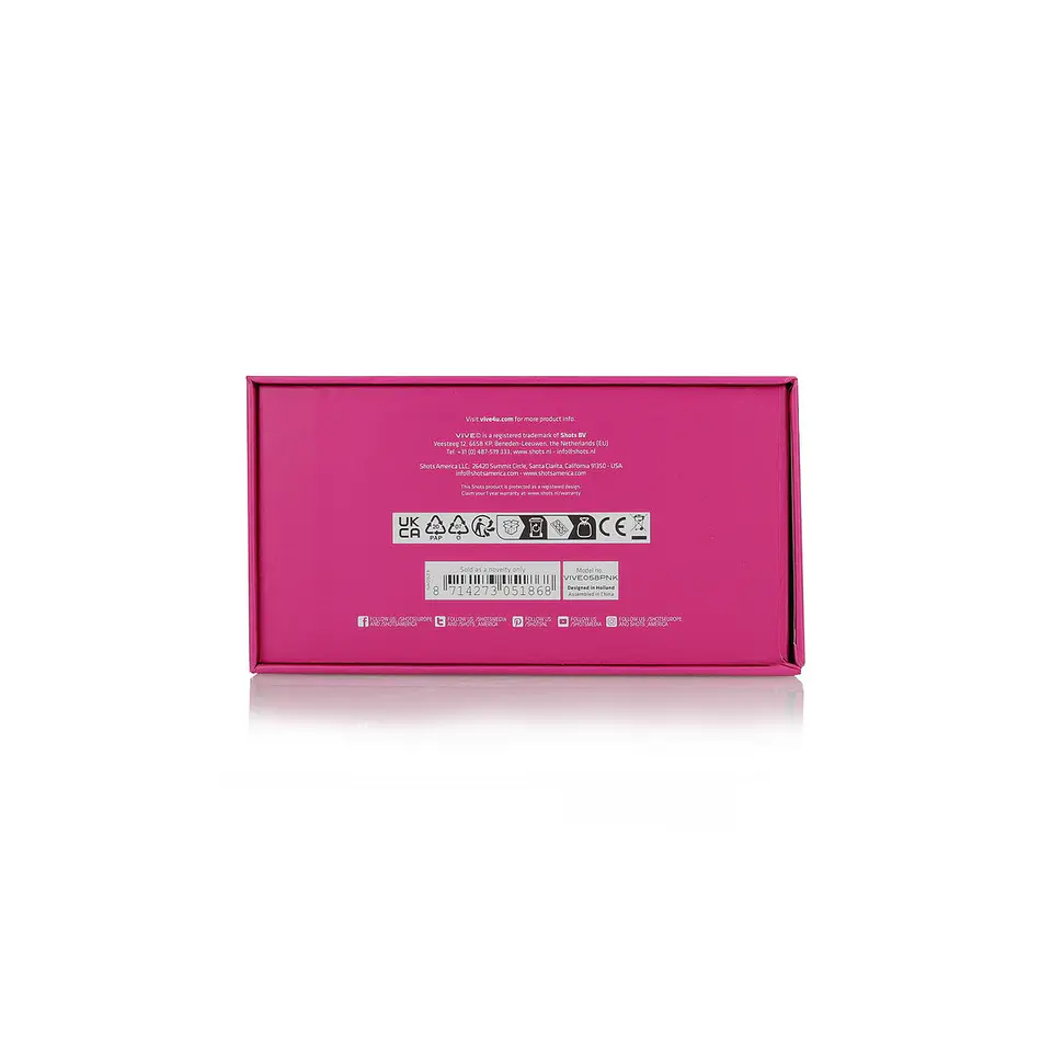 Vibrador Riko com Motor Triplo Pulse Wave Stimulator Rosa Vive 4
