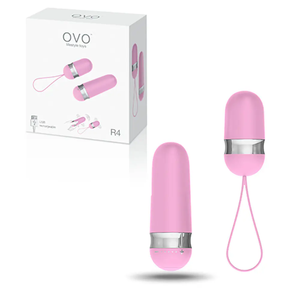 Ovo Recarregável R4 Ovo Rosa 1