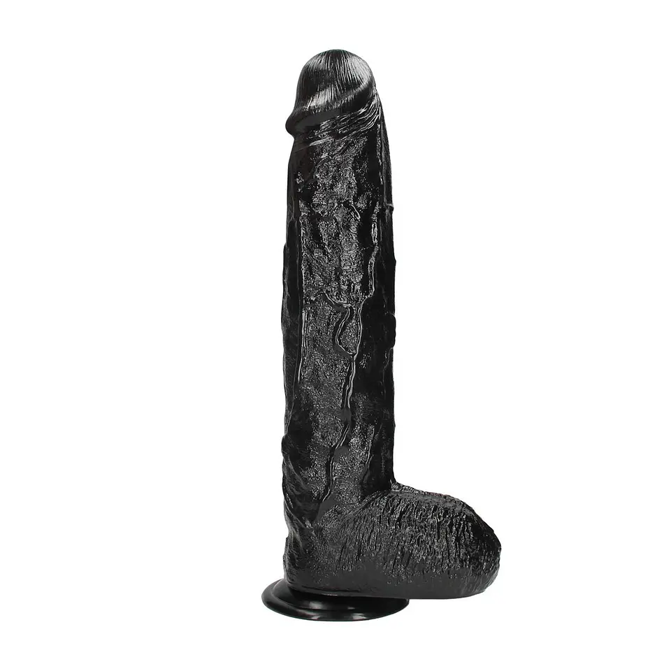 Dildo Realistic Giant 32 CM Preto Ouch! 4