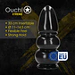 Plug Anal Ultra Collosus 33 CM Preto Ouch! - Thumbnail 5