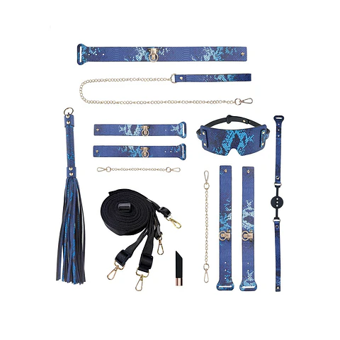 Kit com Bolsa Florence Collection Azul Ouch!