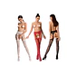 Collants com Efeito de Ligas Erotic Line Passion (S020) - Thumbnail 4