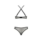 Conjunto de 2 Peças Azalia Preto Erotic Line Passion - Thumbnail 2
