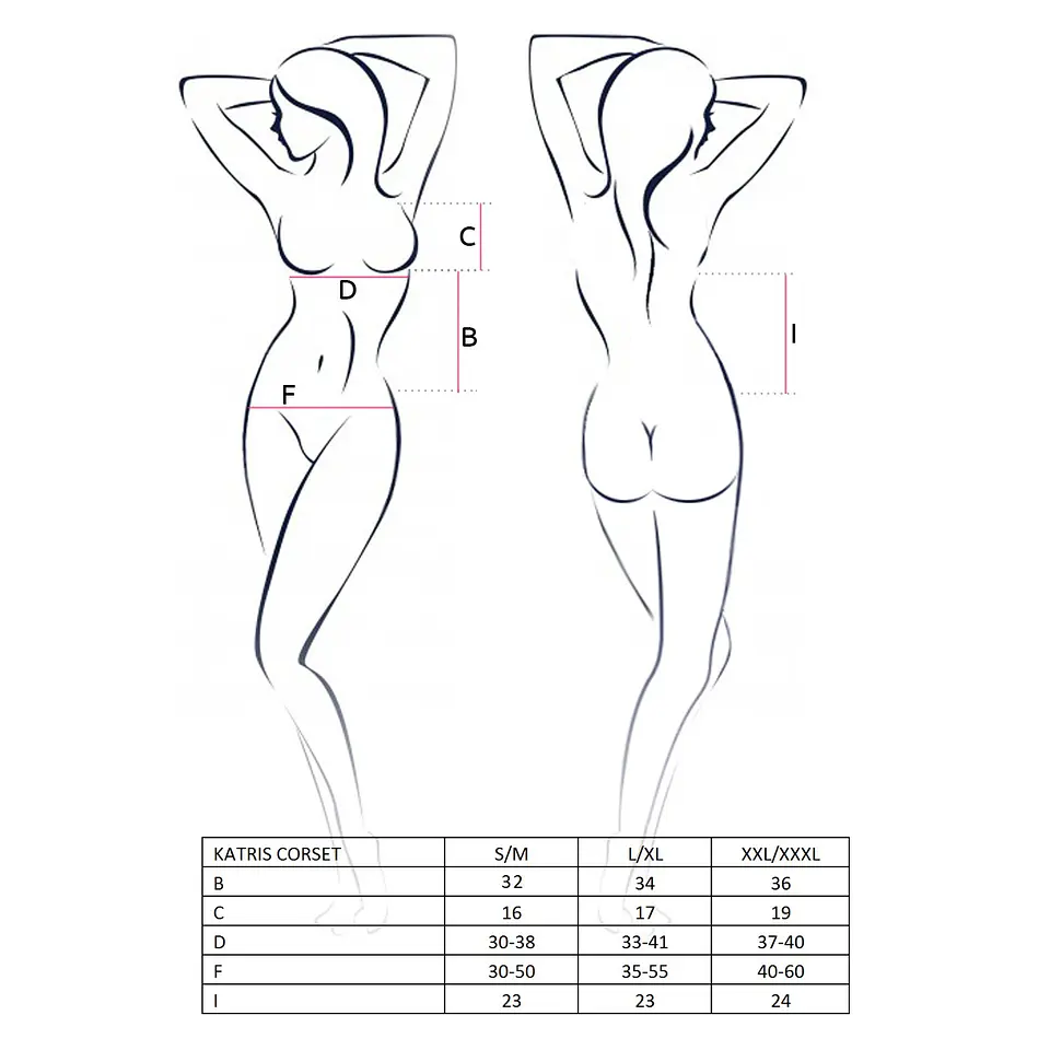 Corpete e Tanga Katriss Preto Erotic Line Passion 3