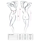 Camisa de Noite e Tanga Janet Branca Passion - Thumbnail 2