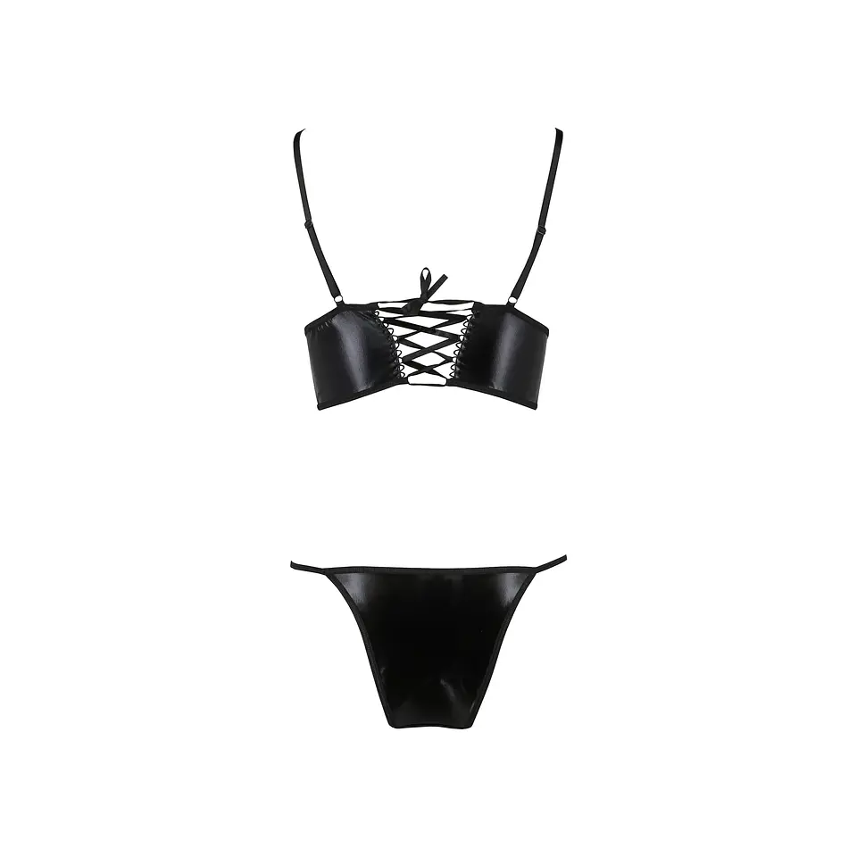 Conjunto de 2 Peças Asuna Preto Erotic Line Passion 3