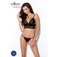 Conjunto de 2 Peças Asuna Preto Erotic Line Passion - Thumbnail 4