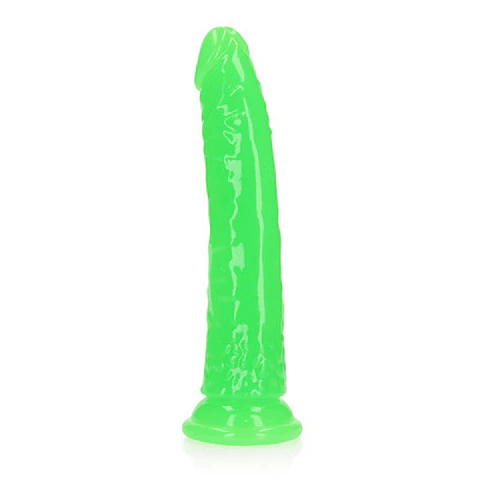 Dildo Slim Realistic Glow In the Dark 8'' /20 CM Realrock