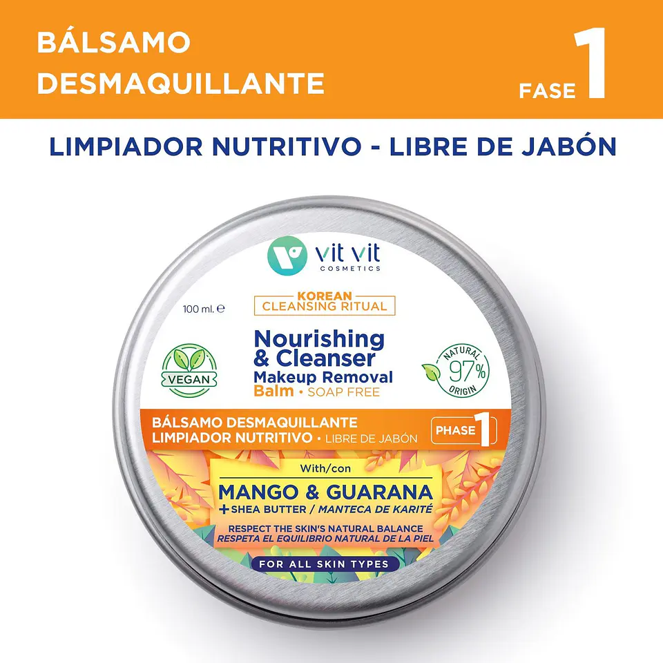 Bálsamo Nutritivo e Desmaquilhante Korean Beauty 100ml Vit Vit Cosmetics 3