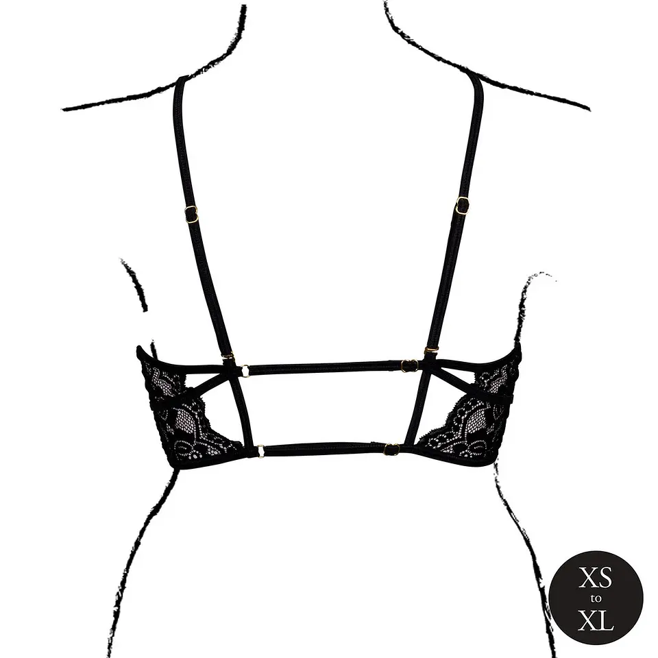 Sutiã Triangle com Renda Preto Le Désir 6