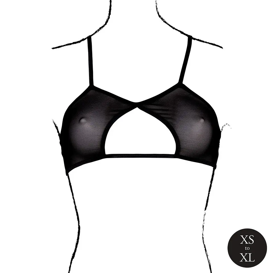 Sutiã Keyhole Mesh Preto Le Désir 5