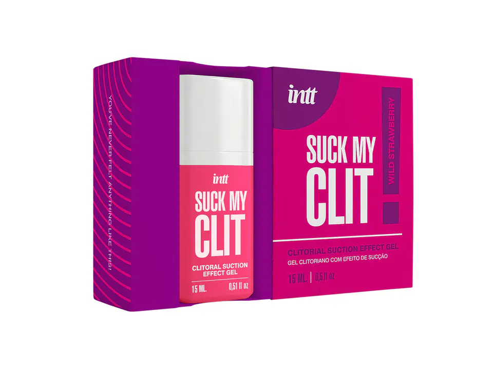 Gel Estimulante Suck My Clit Morango Silvestre 15ml Intt 2