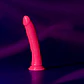 Dildo Slim Realistic Glow In the Dark 8 /20 CM Rosa Realrock - Thumbnail 6