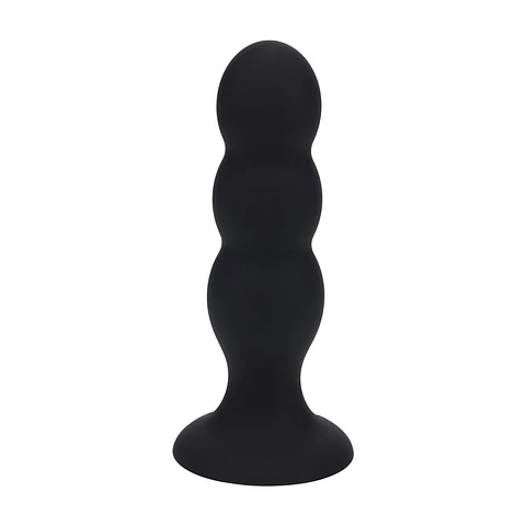 Plug Anal de Silicona Líquido Tri Rattle L Preto Levelz