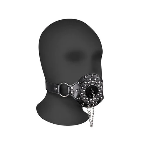 Mordaça com Tampa Xtreme Preto Ouch!