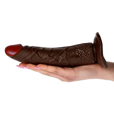 Dildo Realístico Real Rapture Earth Flavour 7'' Negro Toyz4lovers