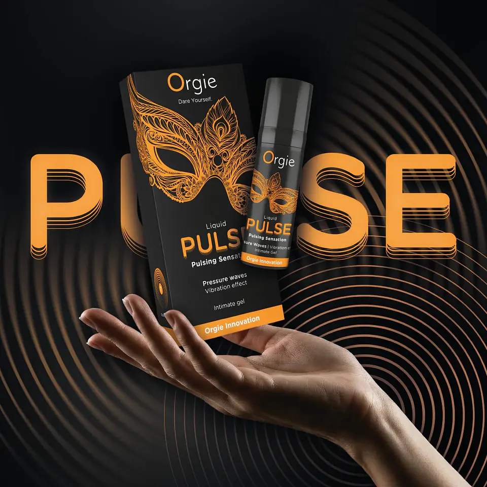 Gel Estimulante Unisexo com Efeito Pulsante Liquid Pulse 15ml Orgie 1