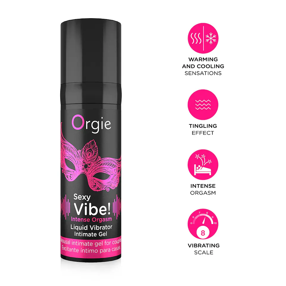 Gel com Vibração Intense Orgasm 15ml Orgie 1