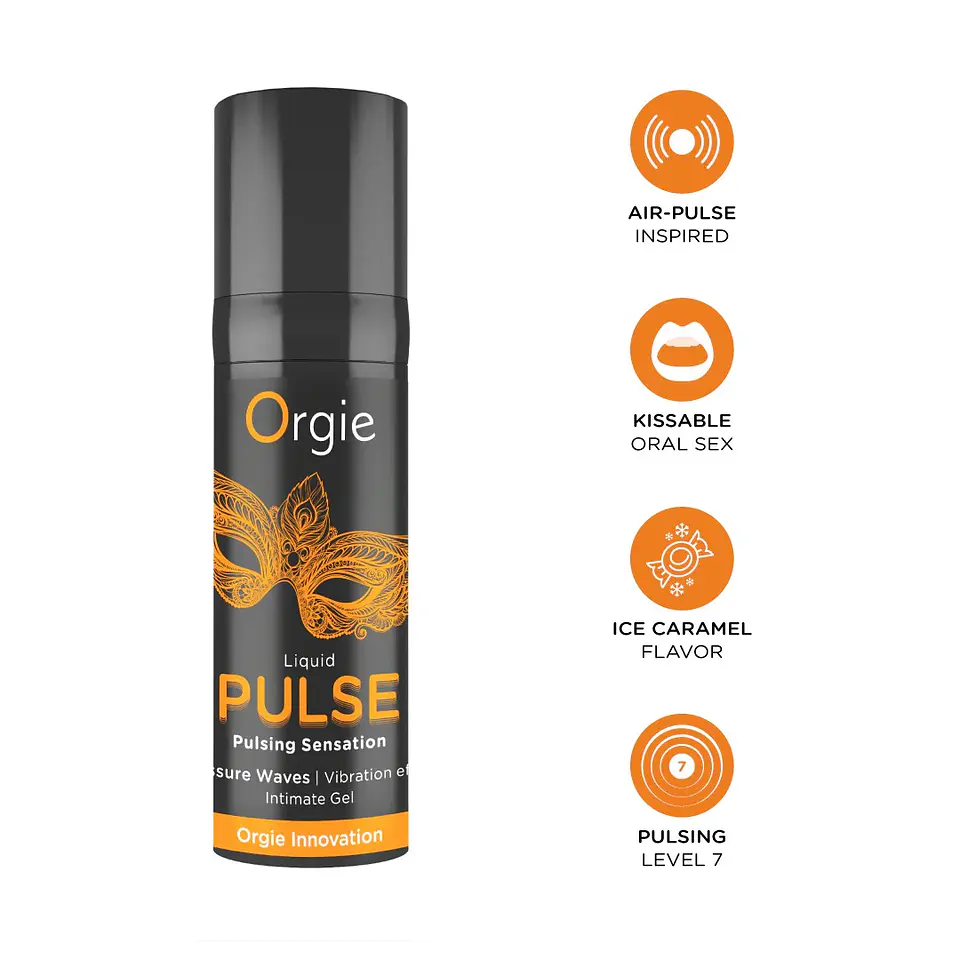 Gel Estimulante Unisexo com Efeito Pulsante Liquid Pulse 15ml Orgie 4