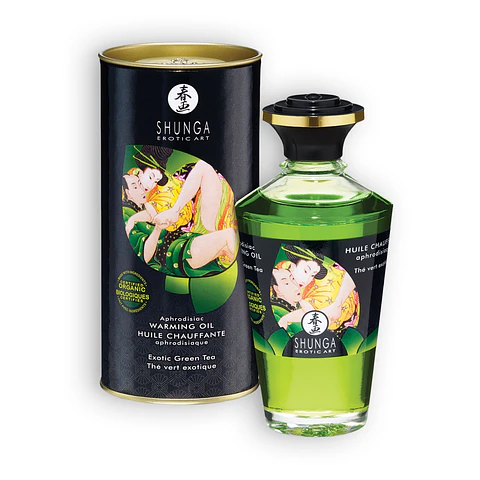 Óleo Afrodisíaco Shunga Chá Verde 100ml Shunga Erotic Art