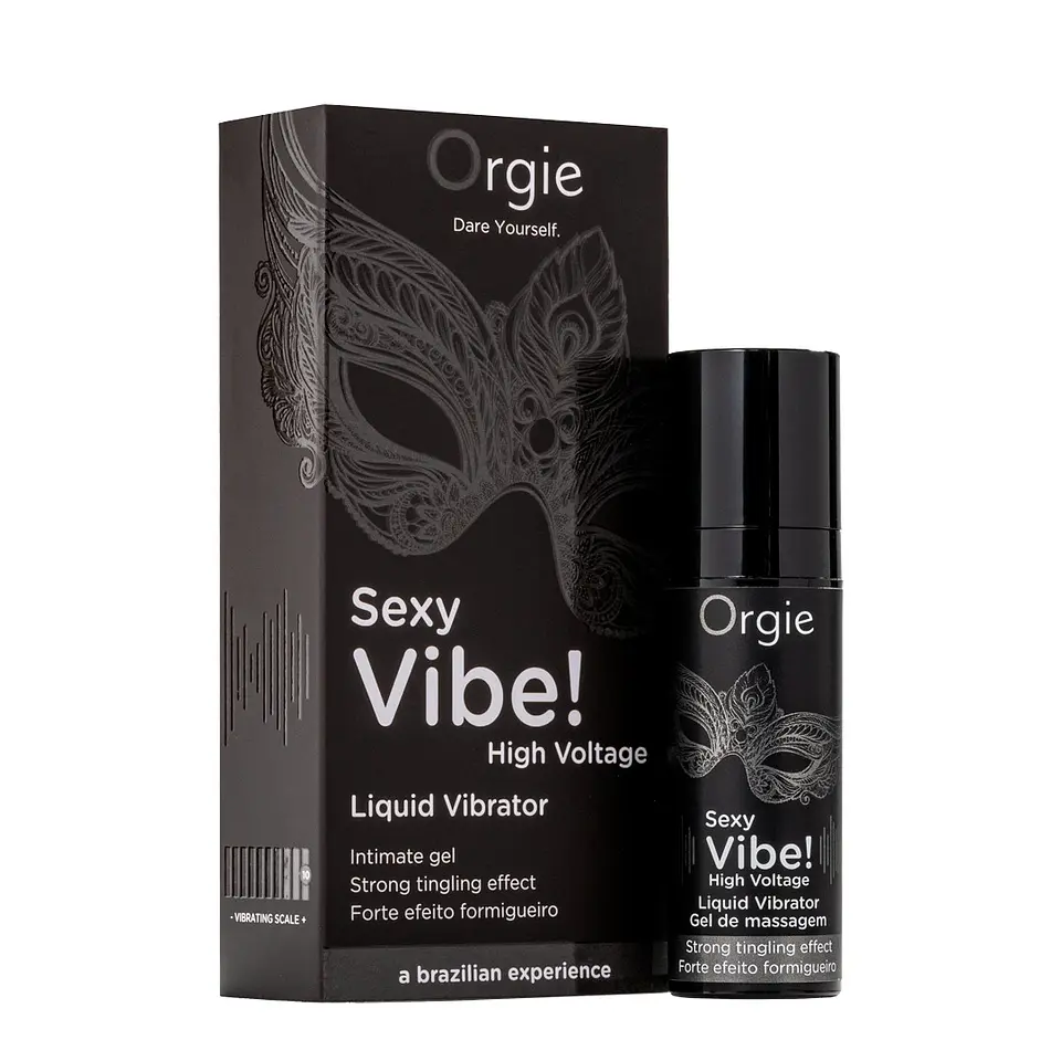 Gel com Vibração Sexy Vibe High Voltage 15ml Orgie 5