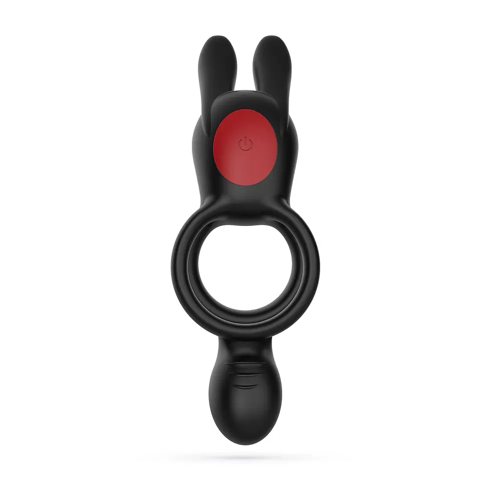 Anel Duplo Vibratório com Comando Dingo Crushious 2