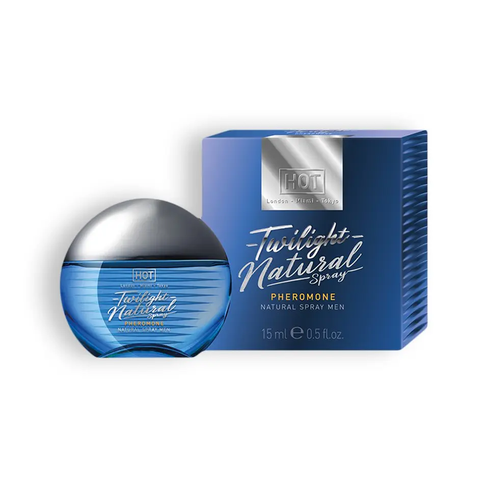 Perfume com Feromonas Twilight Natural Spray Man 15ml Hot™ 1