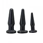 Conjunto de 3 Plugs Anais Timeless Anal Plugs Pretos Toyz4lovers - Thumbnail 1