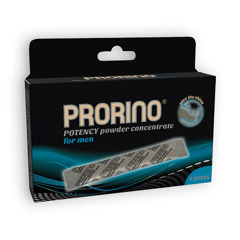 Saquetas Estimulantes Prorino Potency Powder Concentrate para Homem 7 Saquetas