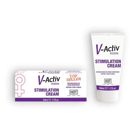 Creme Estimulante Feminino V-Activ 50ml Hot™