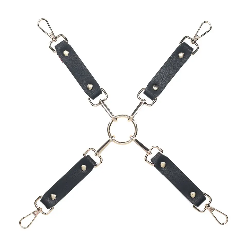 Conexão Hogtie Milan Collection Preto/Vermelho Ouch! 1