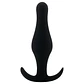Plug Anal Butt Plug com Pega Preto Pequeno Shots Toys - Thumbnail 1