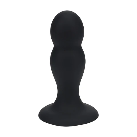 Plug Anal de Silicone Líquido Doble Ratter M Preto Levelz