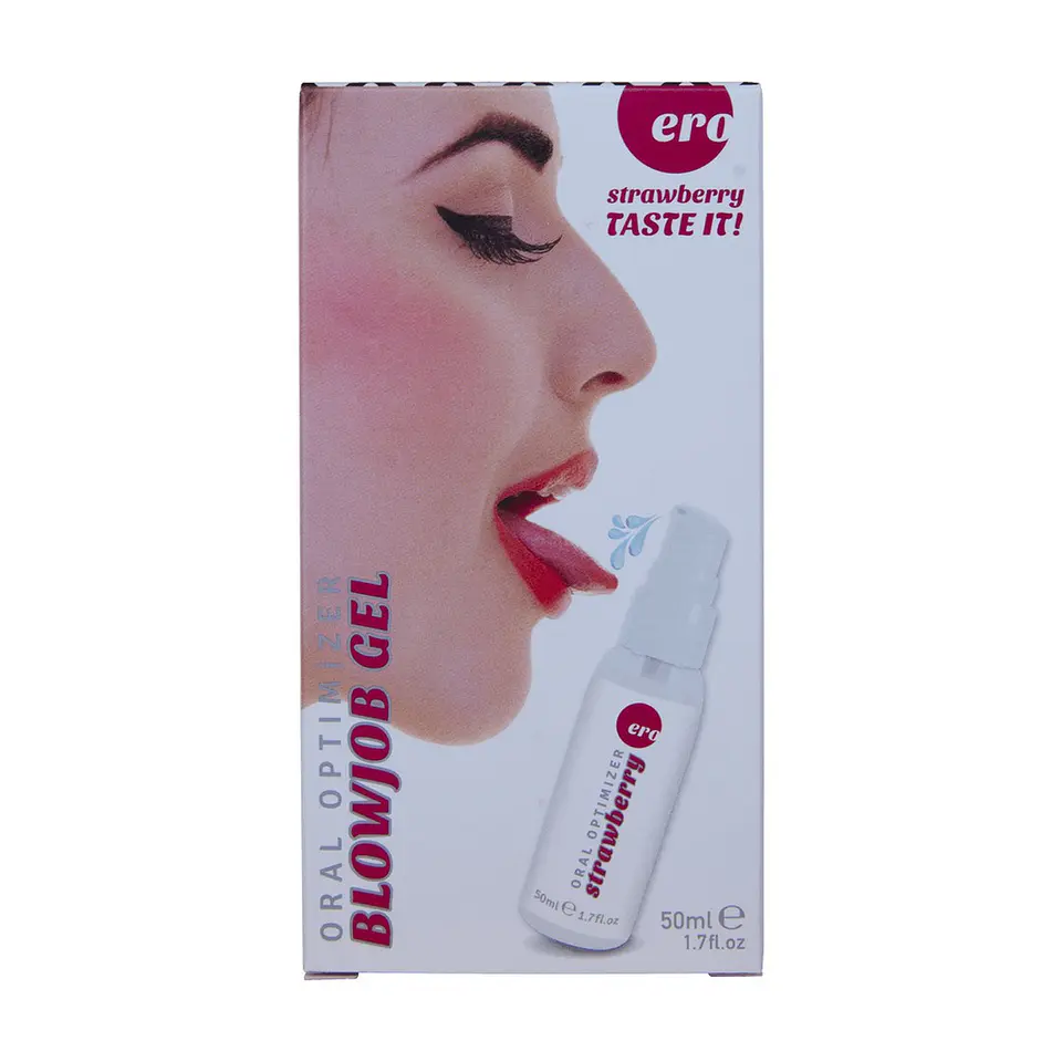 Gel Íntimo Oral Optimizer Sabor Morango 50ml Ero 3