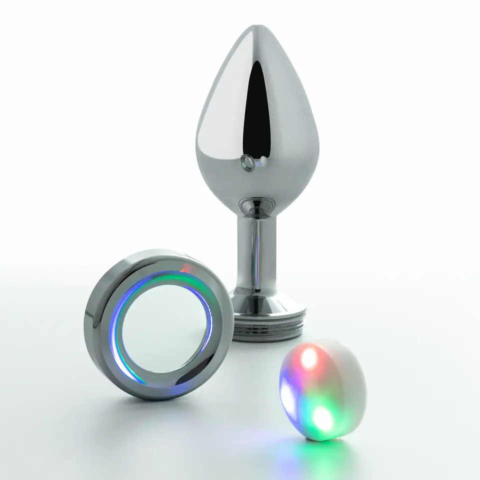 Borealis Plug Anal Médio com LED Crushious 6