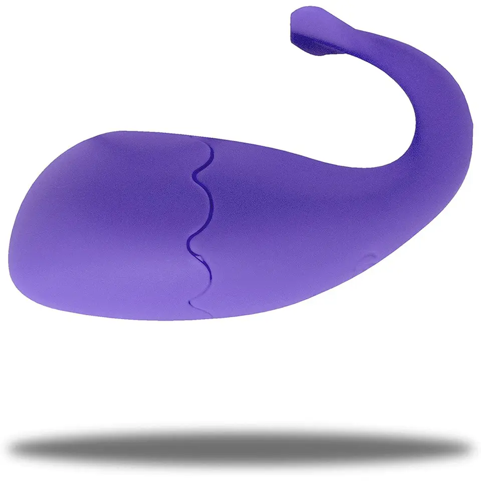 Ovo Vibratório Recarregável com Comando Barine Roxo Evoque 2