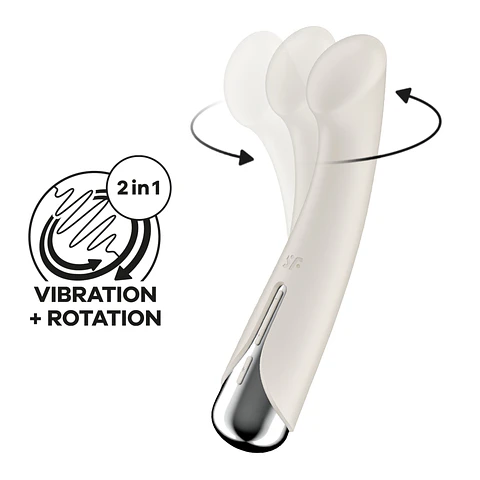 Vibrador Spinning G-Spot 1 Bege Satisfyer