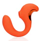 Vibrador G-Spot Vibrator with Clitoral Pulse Wave Untamed Orange Loveline - Thumbnail 6